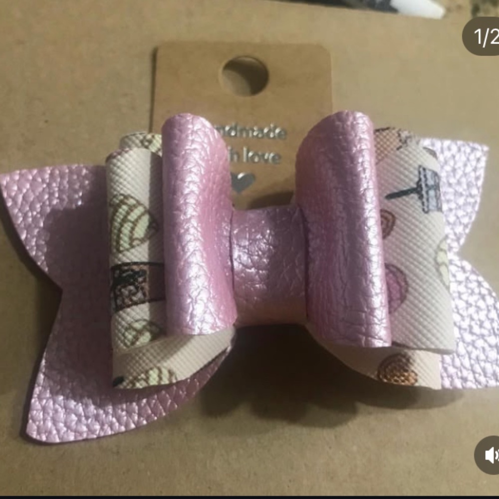 FauxLeather bows